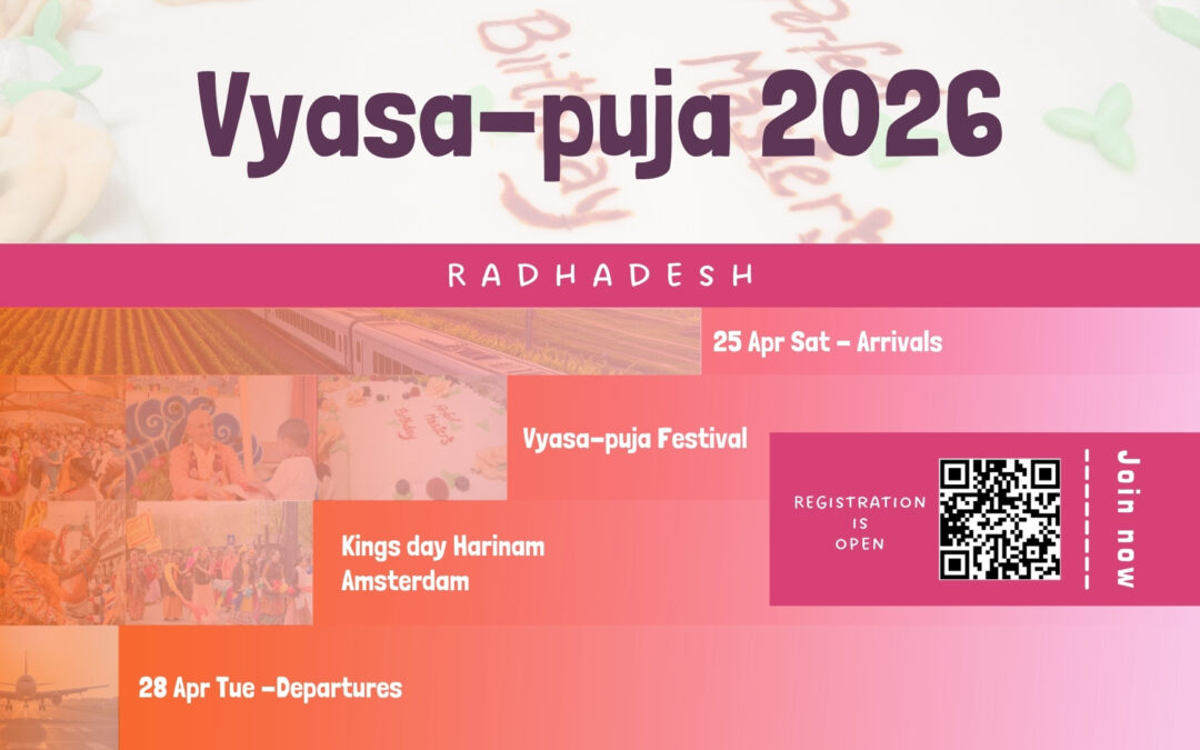 Vyasa-puja and Kingsday 2026