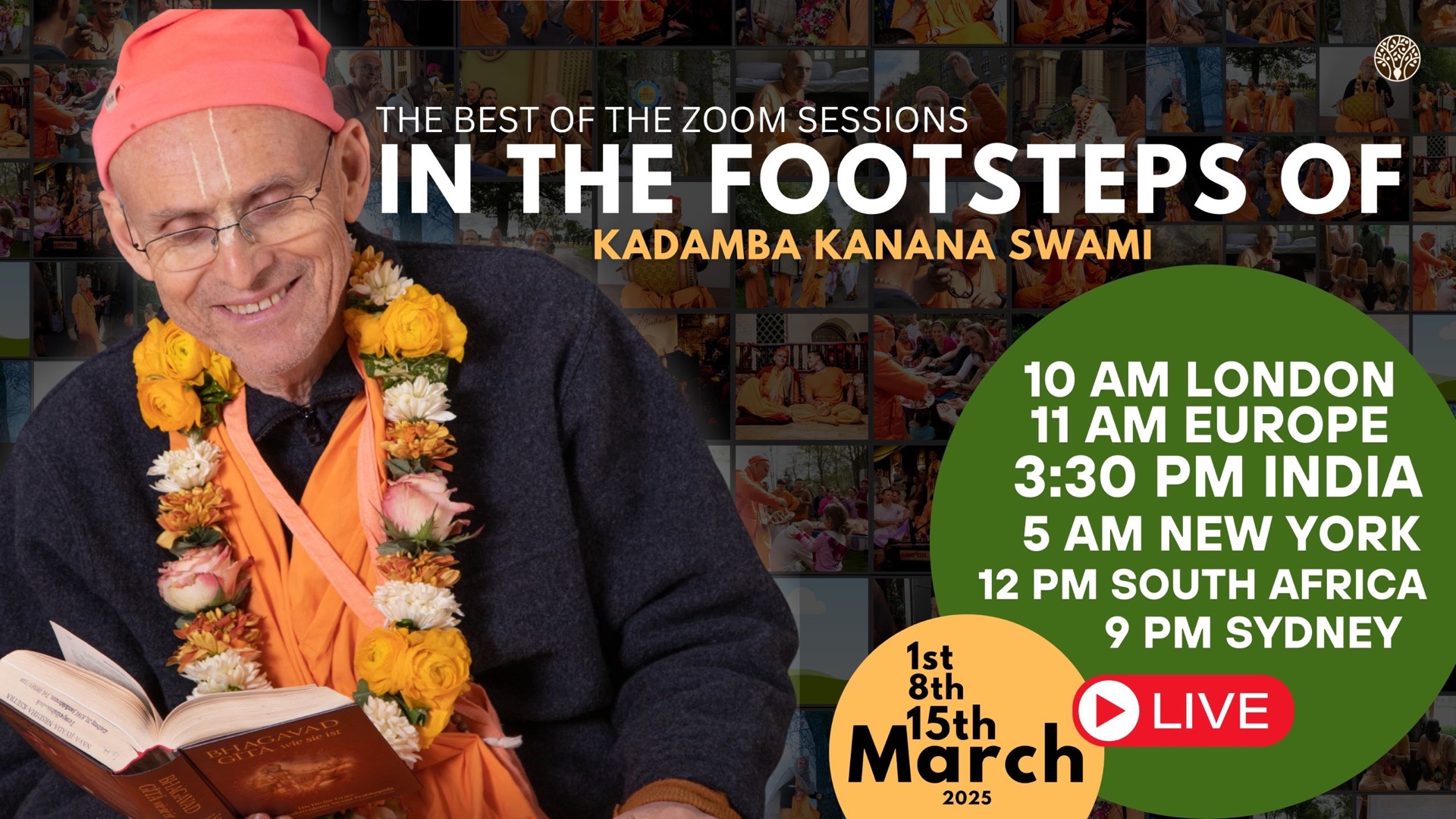 Zoom Success: In the Footsteps of Kadamba Kanana Swami