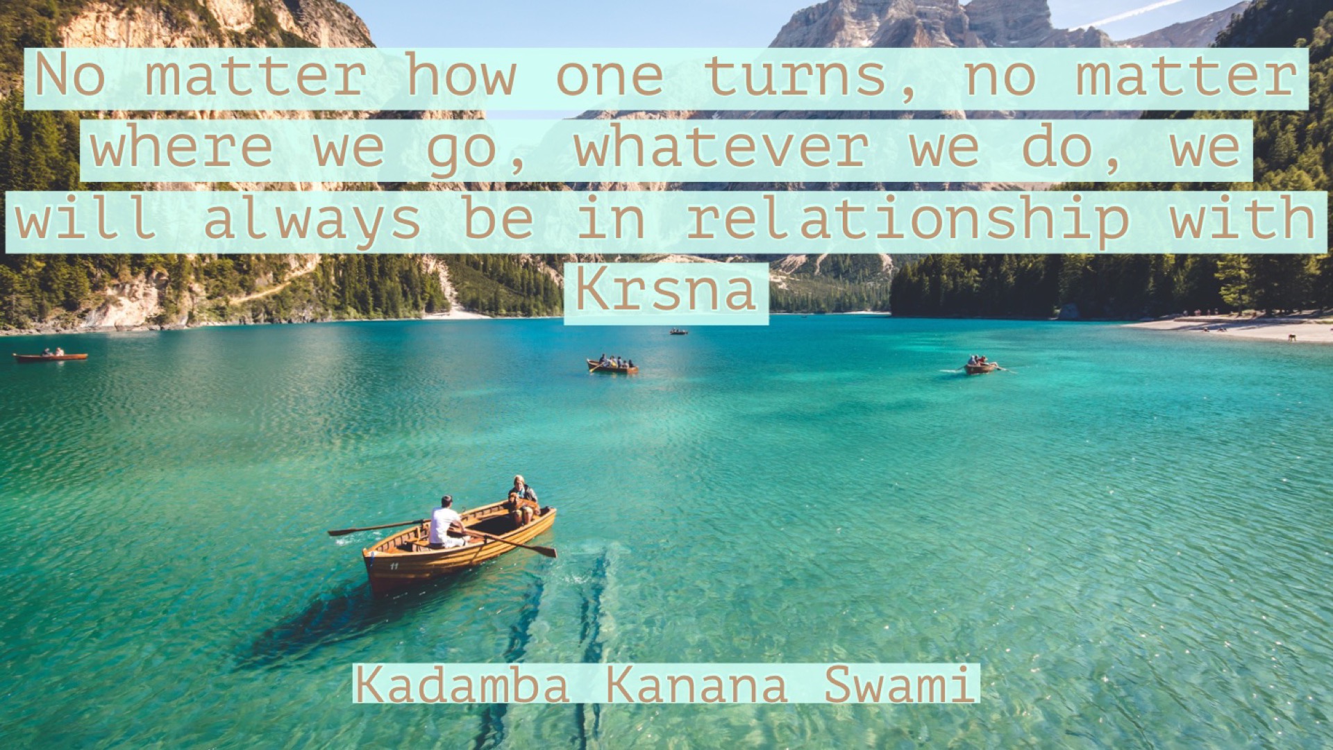 No matter how one turns…